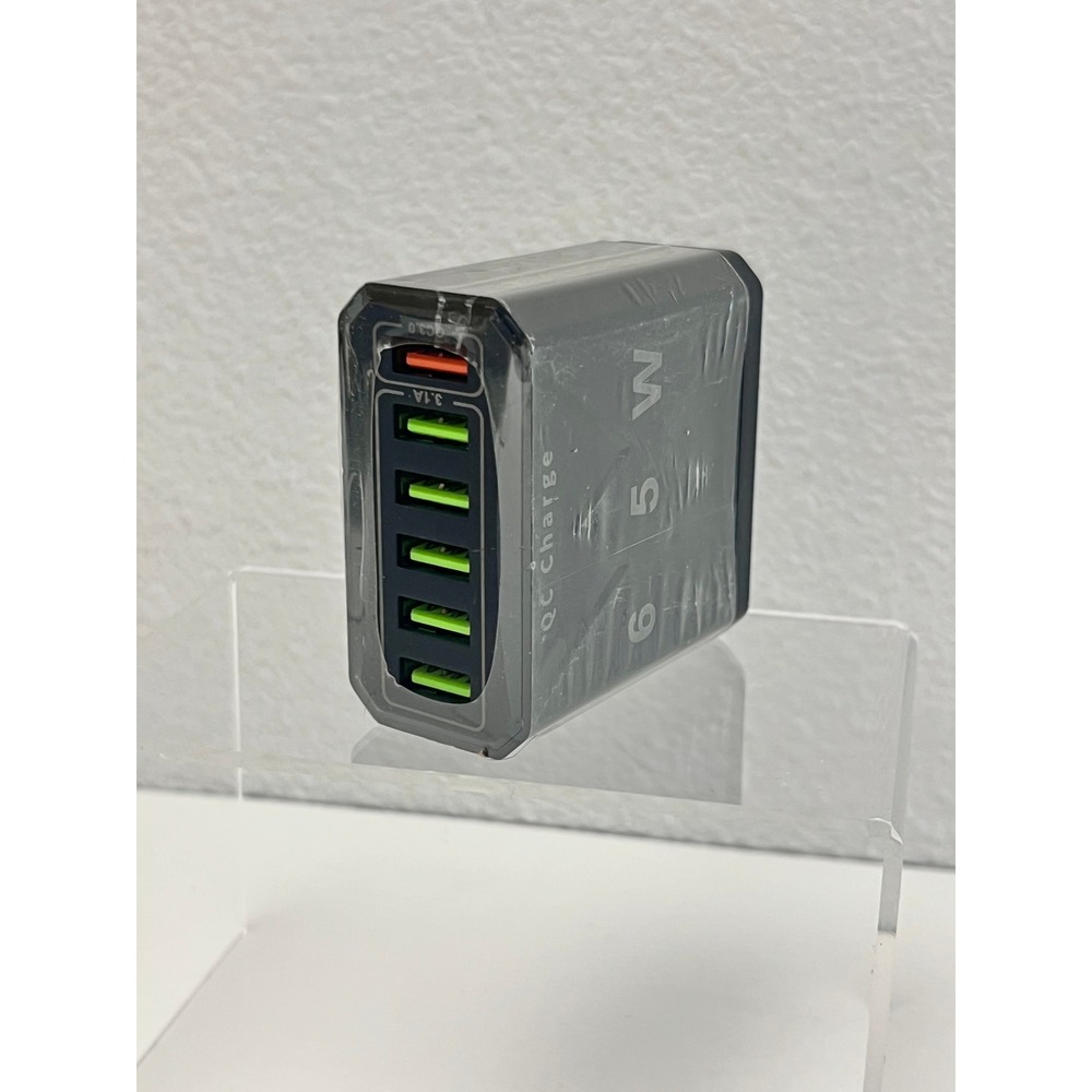 New 65W Fast Wall Charger - 6 Port